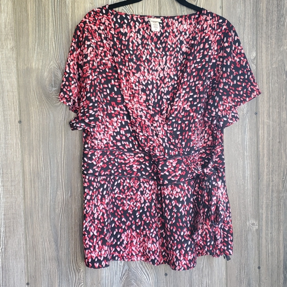 CovingtonWoman Short Sleeve Blouse